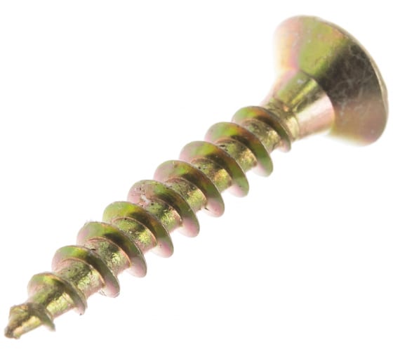 Саморез 4*25 для оконного профиля, фурнитурный, желтый цинк (шт) (2000)