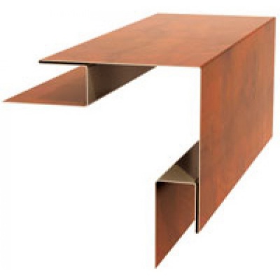 Планка угла наружного Wood.75*75*3000 сложного