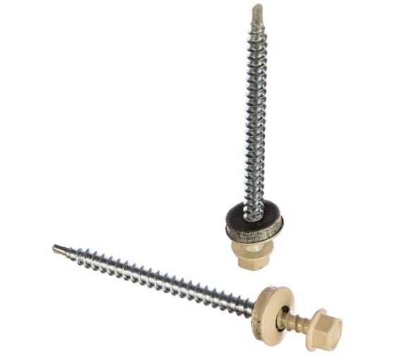 Саморез кровельный 4,8*70 бежевый RAL1015*