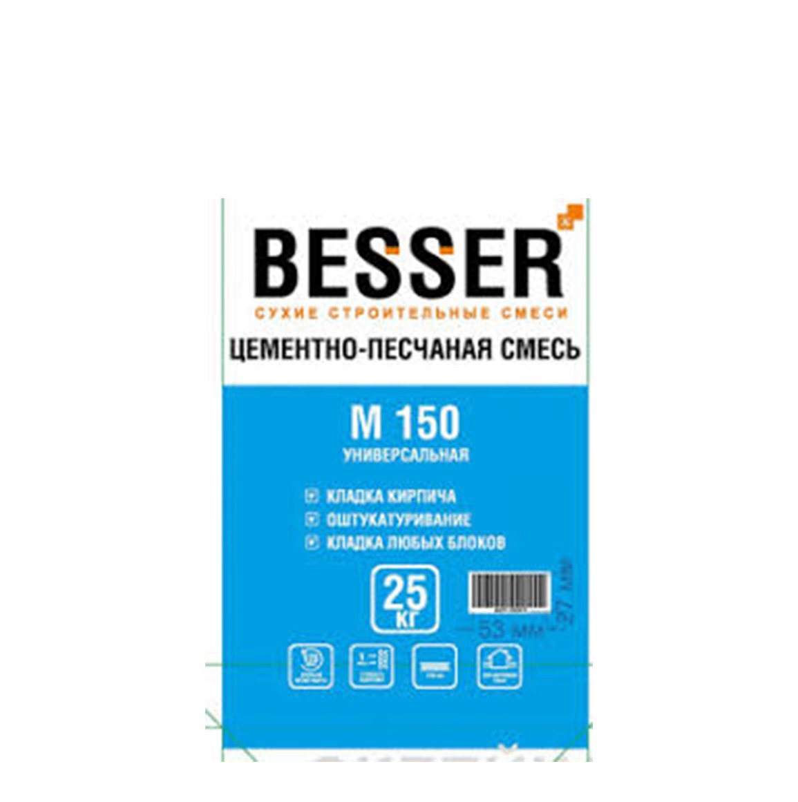 Цементно-песчаная смесь "BESSER" 25кг / 42шт