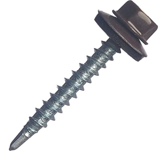 Саморез кровельный 4,8*51 шоколадный RAL8017