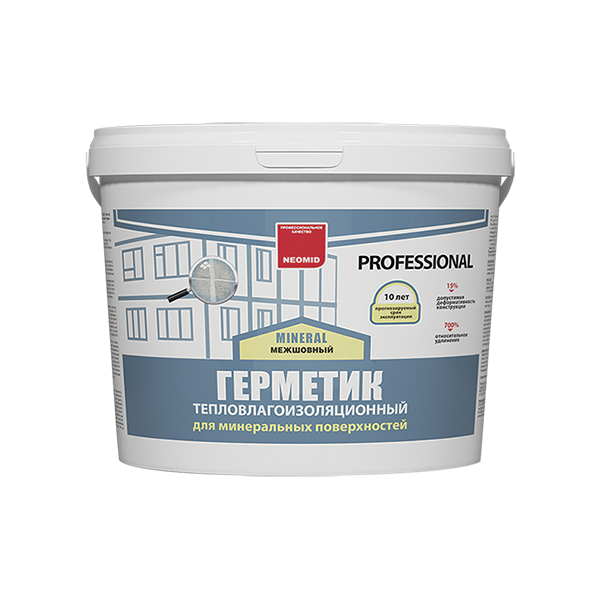 Неомид Mineral Professional герметик строительный (310 мл) серый