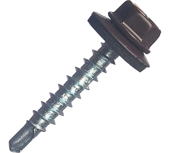 Саморез кровельный 4,8*29 шоколадный RAL8017