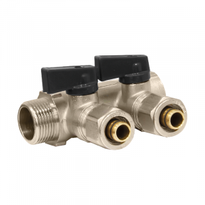 Кран коллектор для м/п 3/4"*16*3 выхода STM