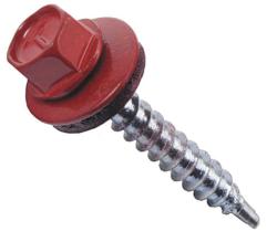 Саморез прессшайба ОСТРЫЙ/ДЕРЕВО красное вино 4,2*25 RAL3005