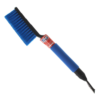 NEW GALAXY Щетка для уборки снега с распушенной щетиной+скребок, 44см