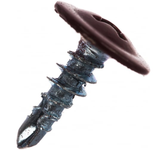 Саморез прессшайба СВЕРЛО/МЕТАЛЛ красное вино 4,2*13 RAL3005