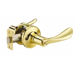 Ручка-защелка Булат ЗЩ 690 ВК РВ (золото волна)выс