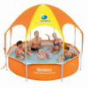 BESTWAY Бассейн каркасный круглый с навесом, 244х51см, 1688л, арт.56432