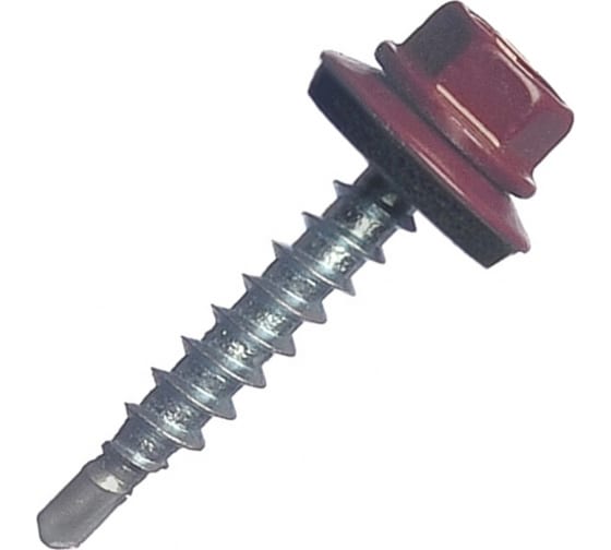 Саморез кровельный 4,8*29 красное вино RAL3005