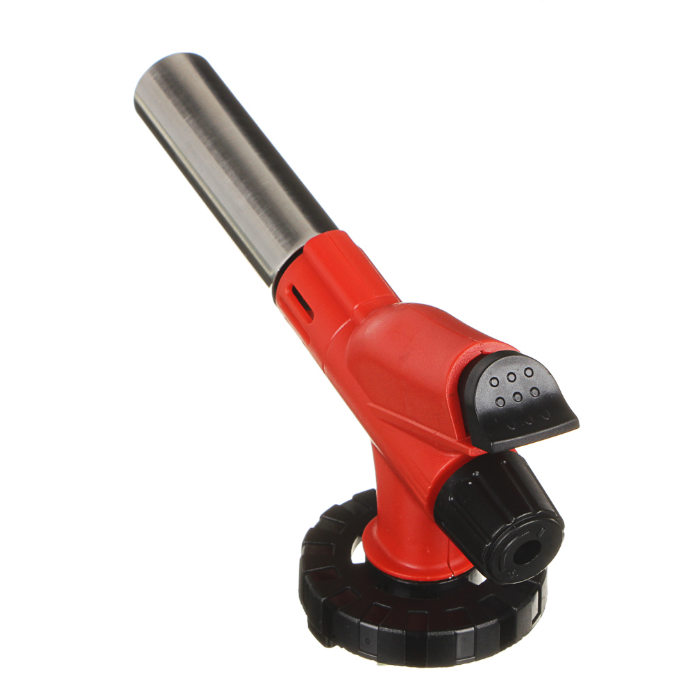 Горелка газ. с пьезорозжигом, цанговый захват, широкое cопло; 15,3х5х8,5см ЧИНГИСХАН*