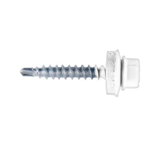Саморез кровельный 4,8*35 белый RAL9003