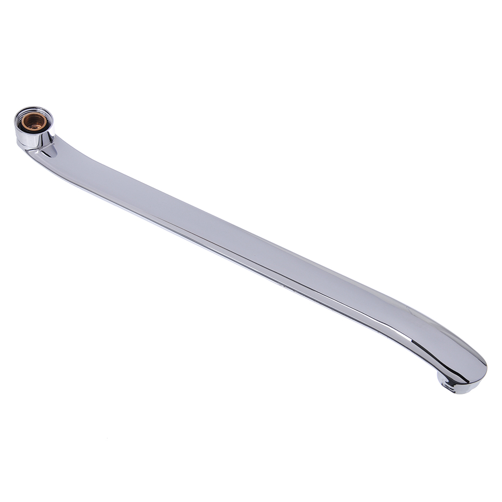 Носик д/ванны, плоский изогнутый, 40см, нерж. сталь