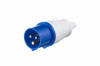 Вилка силовая 013 2P+PE 16A 220В IP44 переносная