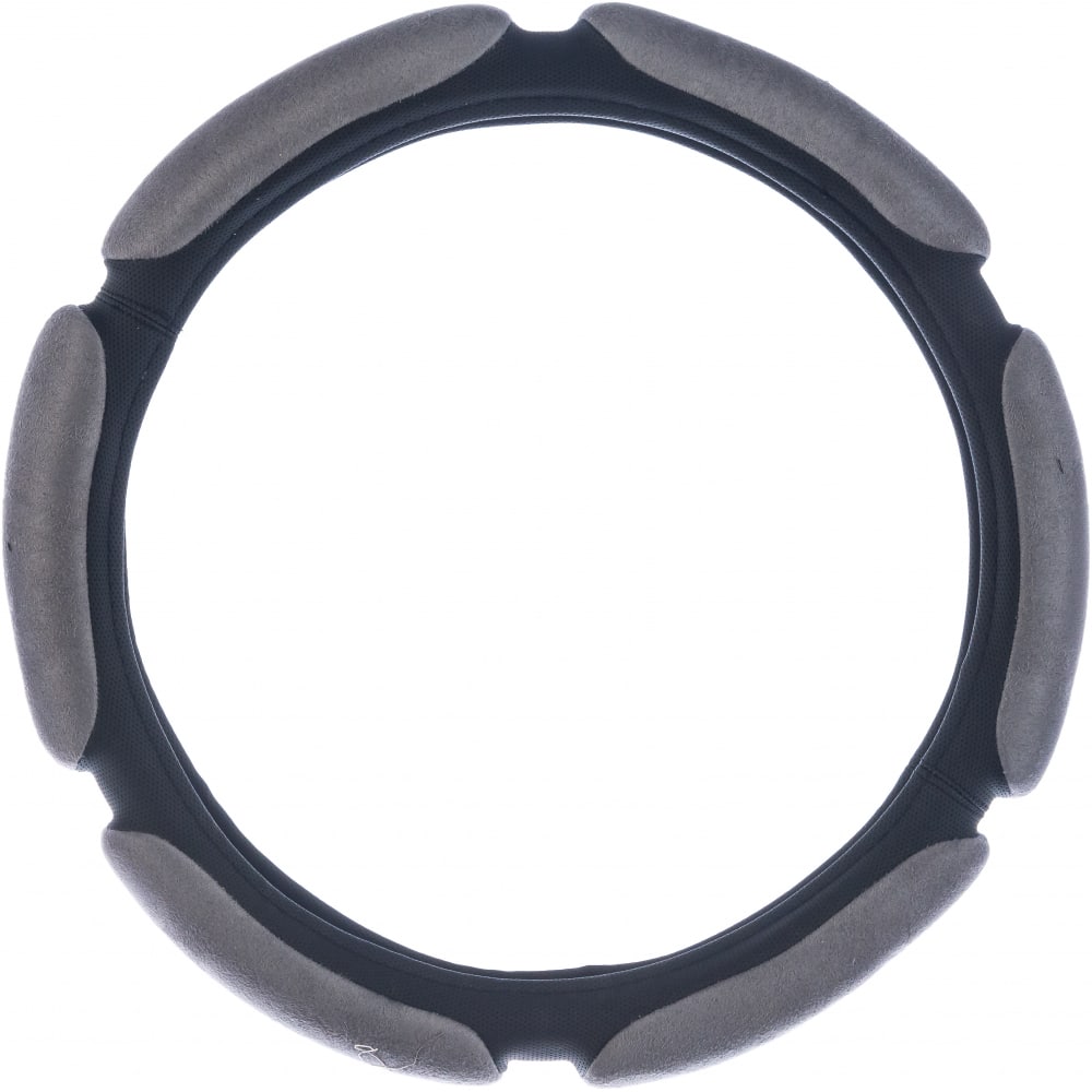 Оплётка на руль ZORK Eridan, 6 подушек черный, L