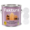 Покрытие FAKTURA защитно-декоративное для древесины беленый дуб 2,5л