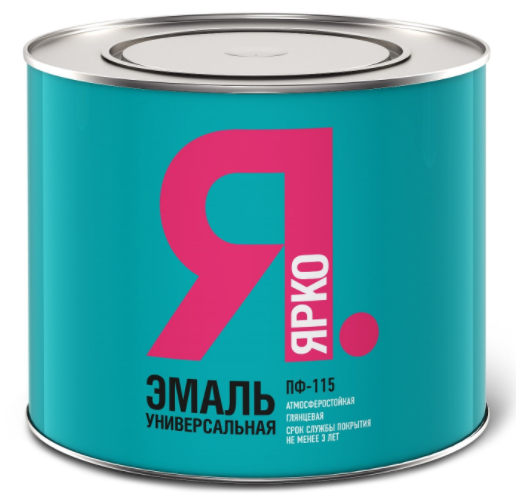 Эмаль ПФ-115 красная 1,9 кг /ЯРКО