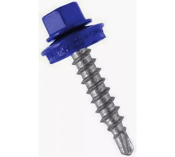 Саморез кровельный 4,8*29 ультрамарин RAL5002*