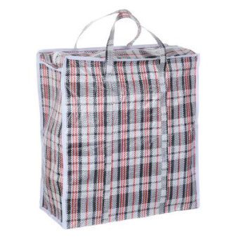 VETTA Сумка хозяйственная, полипропилен, 45x50x20см, "Клетка", 2 цвета