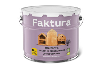 Покрытие FAKTURA защитно-декоративное для древесины тик, 9л