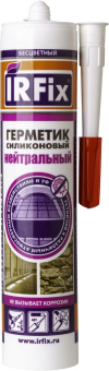 IRFIX Герметик силиконовый нейтральный черный (600) (20шт/к)