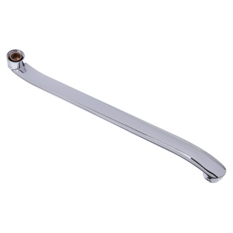 Носик д/ванны, плоский изогнутый, 40см, нерж. сталь