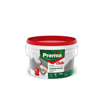 Шпатлевка PREMIA CLUB для наруж.и внутр.работ универс. 1,5 кг