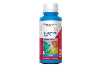 Краска колерная универсальная синий 0,1л