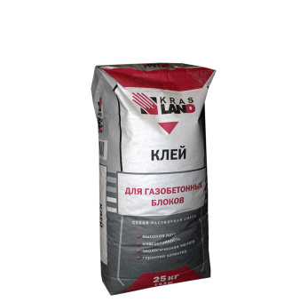Клей для газобетона "ГАЗОБЕТОН-1" 25кг // Krasland / 48шт