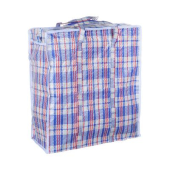VETTA Сумка хозяйственная, полипропилен, 45x50x20см, "Клетка", 2 цвета