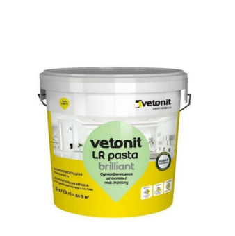 Шпатлевка полимерная суперфинишная Vetonit LR Pasta Brilliant 5кг