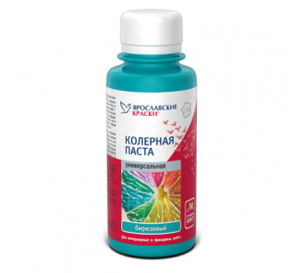 Краска колерная универсальная бирюзовый 0,1л